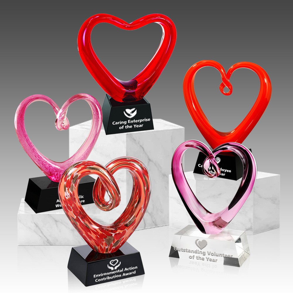 heart trophies heart trophies