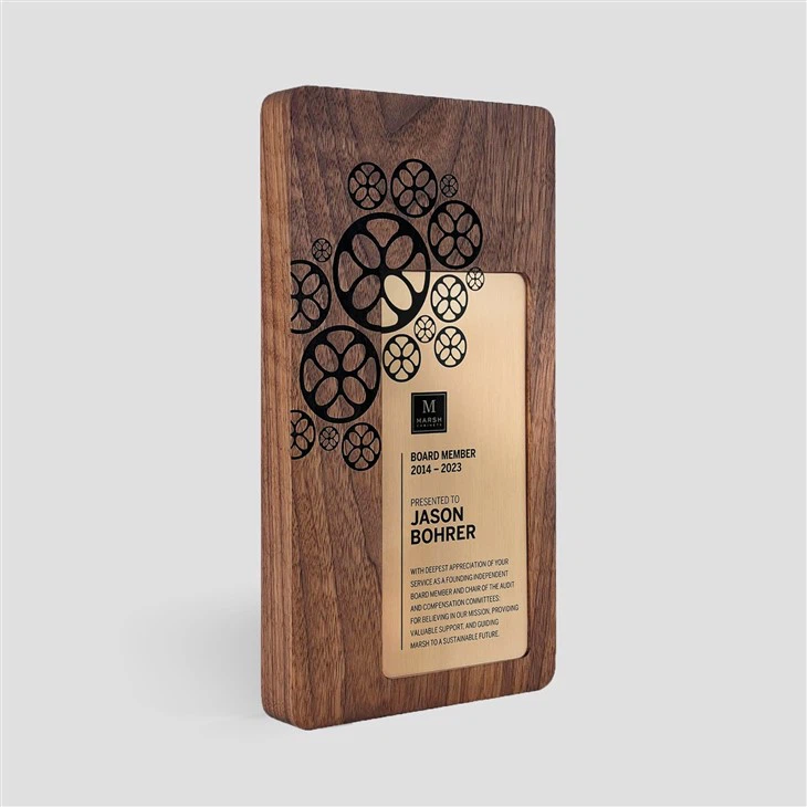 Wood Recognition Plaque price